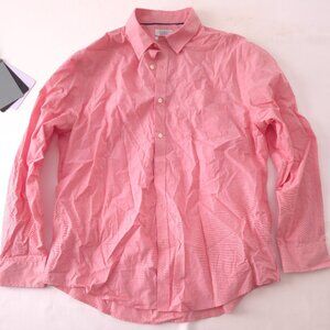 Croft & Barrow Pink Lightweight Easy-Care Cotton Blend Shirt XL